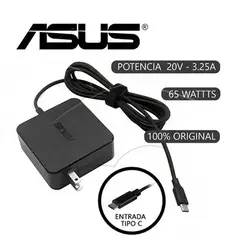 ASUS - Cargador Tipo C 19v 325A 65w - ORIGINAL
