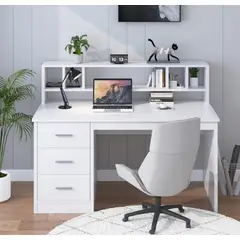 NACION MUEBLES - ESCRITORIO SHAWN COLOR BLANCO