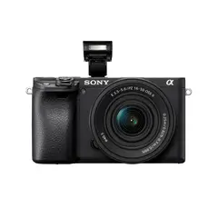 Cámara Alpha ILCE-6400K Mirrorless con Lente 16-50mm II Negro