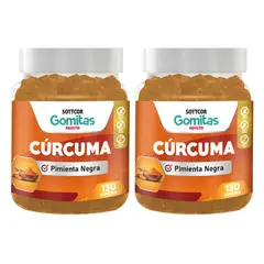 SOTTCOR - Cúrcuma Para Adultos Gomitas 100g x2