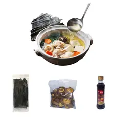 GENERICO - Pack Corea Mini 3u Algas Kombu Hongos Shitake Salsa Pescado