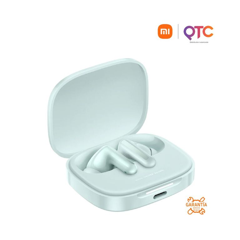 Redmi Buds 6 Coral Green Audífonos Inalámbricos Bluetooth Sonido Potente y Baja Latencia