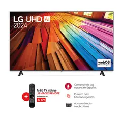 LG - TELEVISOR LED 4K ULTRA HD 75 SMART TV CON THINQ AI 75UT8050PSB 2024
