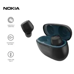 NOKIA - Audifonos Micro Earbuds Pro ANC Bth Ipx5 28hrs Negro -TWS-521W