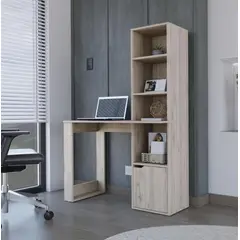 NACION MUEBLES - ESCRITORIO DRAKE COLOR GRIS CLARO