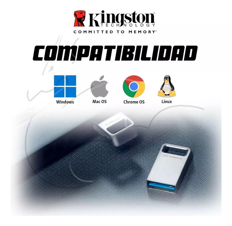 Memoria Usb Datatraveler 64gb Usb 3.2 De Acero.