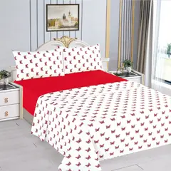 CASATEX - JUEGO DE SABANAS CON DISEÑO 2 PLZ