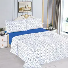 CASATEX - JUEGO DE SABANAS CON DISEÑO 2 PLZ