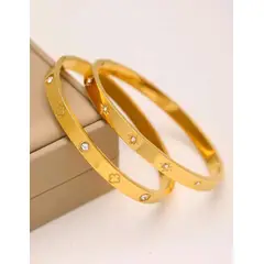 GENERICO - PULSERA DE ACERO INOXIDABLE DESTELLOS