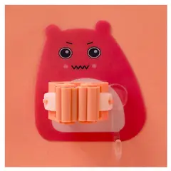 GENERICO - Colgador Organizador Escobas Trapeadores Kawaii