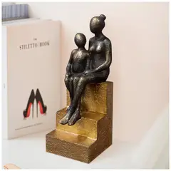 KELLER - Adorno Decorativo Elegante Mamá e Hijo C10