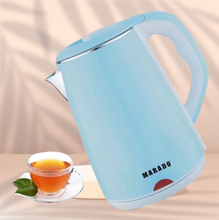 HERVIDOR JARRA ELÉCTRICA DE AGUA CAPACIDAD 2300 ML CELESTE