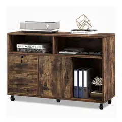 GENERICO - Archivador Portaimpresora Riku Caramelo Muebles Gaudi