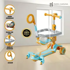 BABY - Scooter Guiador Didáctico «GLOWER» con Luces Led Yellow