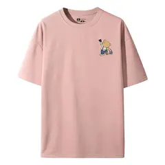 YANSUS - Polo Hombre Beige Negro Oso Draw it Bear