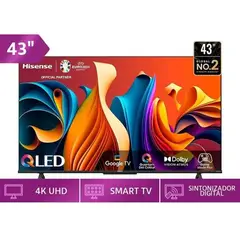 HISENSE - Televisor Qled 43 43q6n 4k Google Tv