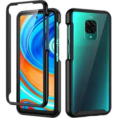 GENERICO - Xiaomi redmi note 9 pro negro Case bumper 360