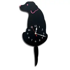 GENERICO - Reloj de pared en forma de perro