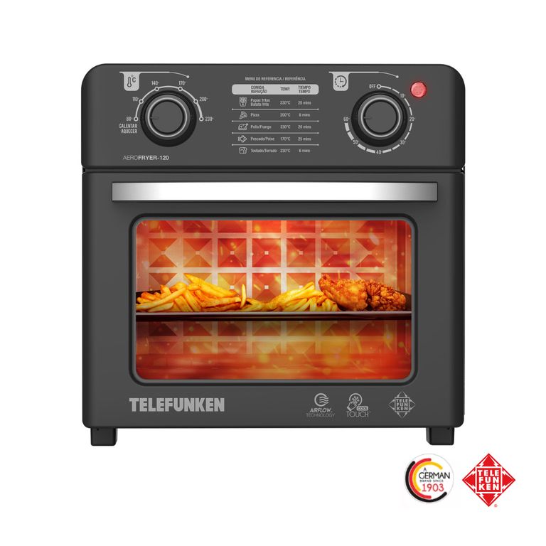 Freidora de Aire 12LT AeroFryer 120 3 EN 1