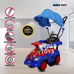 BABY - Correpasillo Guiador a Batería «TOKUMBO II» Blue