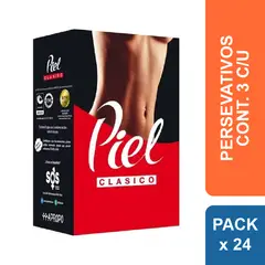 PIEL - Preservativos Clásico x 24 und.