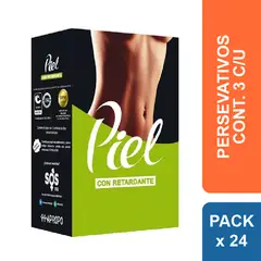 PIEL - Preservativos Retardante x 24 und.