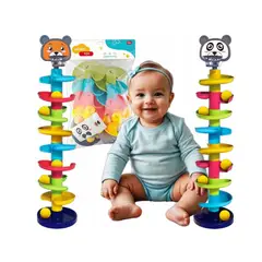 GENERICO - Tobogán Pelotas Grande de 8 Niveles De Bebés /Estimulación