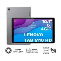 LENOVO - Tablet 10 TAB M10 TB-X306X 4G LTE 4GB + 64GB
