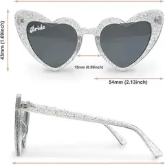 GENERICO - Lentes de Sol para Infantil Moda Corazon 40546 Gris