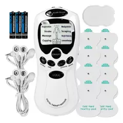 VICTORIA - Masajeador Eléctrico con 8 parches Tens Electrodos_