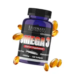 ULTIMATE NUTRITION - Omega 3 180 Capsulas - Fish Oil