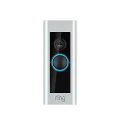 RING - Timbre Inteligente con Video Pro 2 Wi-Fi Cableado - Níquel Satinado