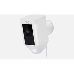 RING - Cámara de Seguridad con Reflector Cableada - Blanca