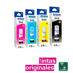 EPSON - Pack de Tintas T544 L1110/ L3110 4 colores originales