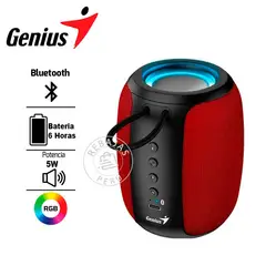 GENIUS GX - Genius SP-915BT Parlante Bluetooth 5W con Micrófono AI Negro / Gris