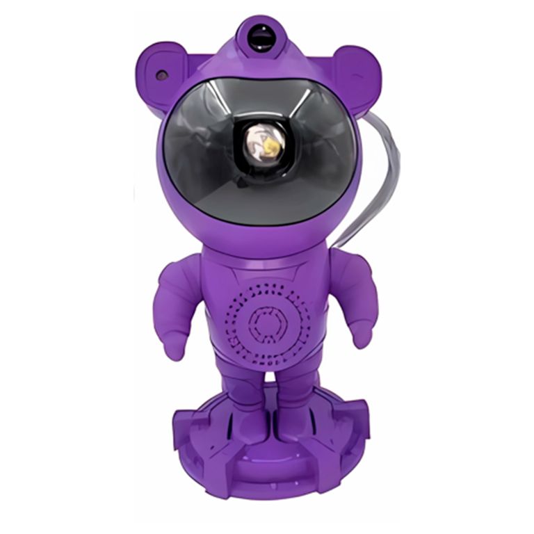 Proyector de Luz Astronauta Ajustable 360° Morado
