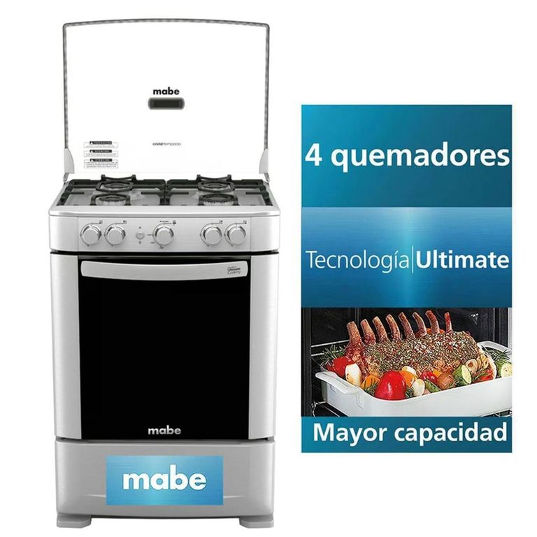 Cocina a Gas de 4 Hornillas CMP6035FX0 - Croma