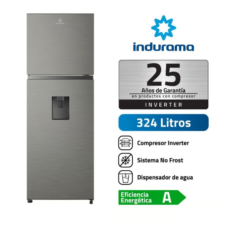 REFRIGERADORA RI-439DI CROMA 324L