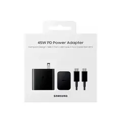 SAMSUNG - Cargador 45W con cable para S23 Ultra Original