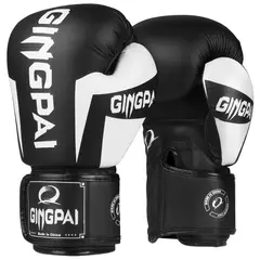 OEM - Guantes Boxeo GINGPAI M02 Profesionales 12 Oz Negro