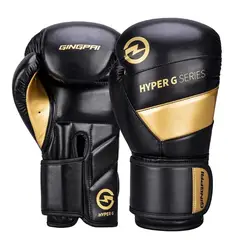 OEM - Guantes Boxeo GINGPAI M04 Profesionales 12 Oz Negro