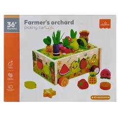 GENERICO - Coche Didáctico en Forma de Huerto 6 en 1