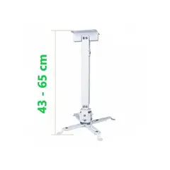 OEM - Rack soporte de proyector 43-65cm regulable para techo o pared