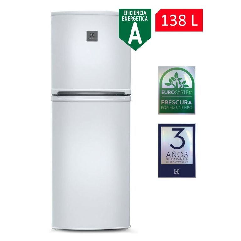 Refrigeradora 138 Lts. Top Freezer Blanco - ERT18G2HNW