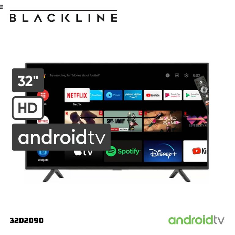 TELEVISOR 32 SMART TV ANDROID TV HD LED - 32D2090