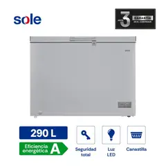 SOLE - CONGELADORA HORIZONTAL 290L 3120SOLCONGH290