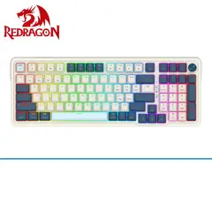 REDRAGON - Teclado EISA K686-RGB-PRO Wireless English WB WHITEBLUE