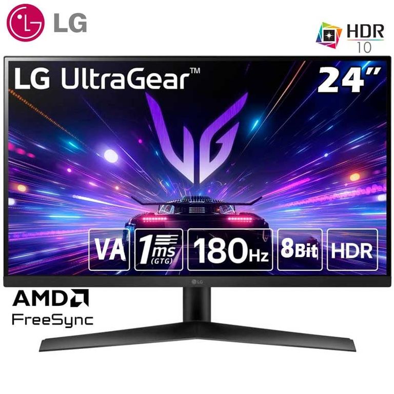 Monitor Ultragear 24GS50F-B 24 VA 180Hz 1ms HDR10