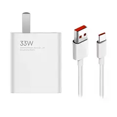 XIAOMI - Cargador 33W Turbo para Poco X3 Pro Original