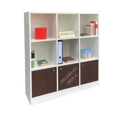 TEMEL - Mueble Organizador Escolar Librero estante Melamina 18MM